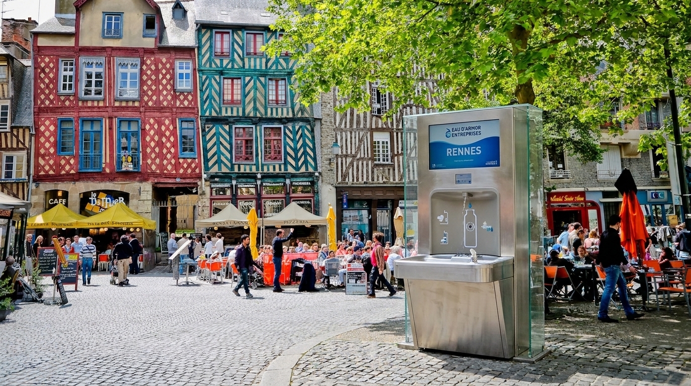 Fontaine à eau à Rennes