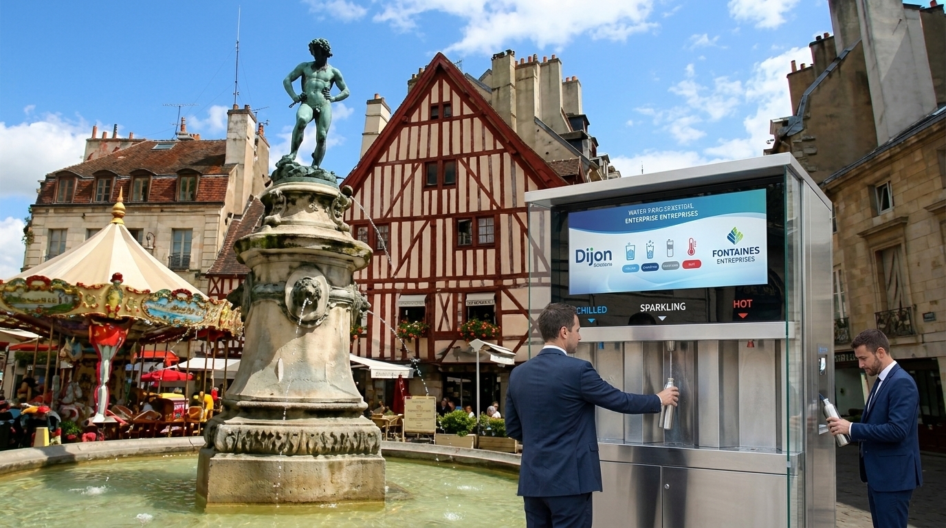 Fontaine à eau entreprise à Dijon