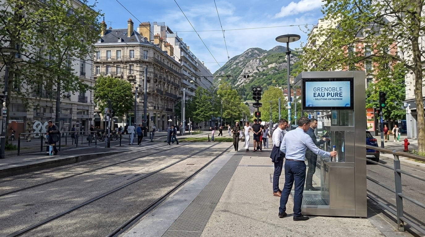 Fontaine à eau entreprise à Grenoble