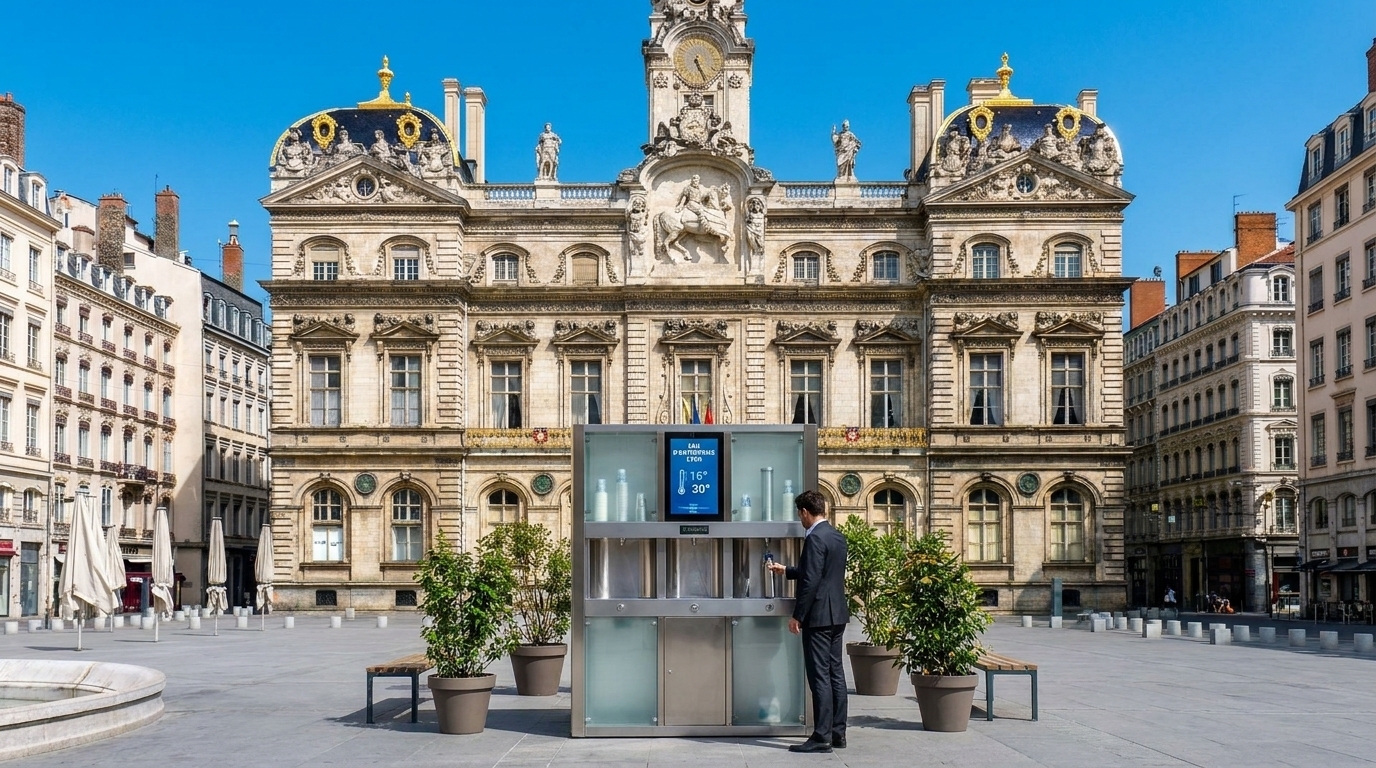 Fontaine à eau entreprise à Lyon