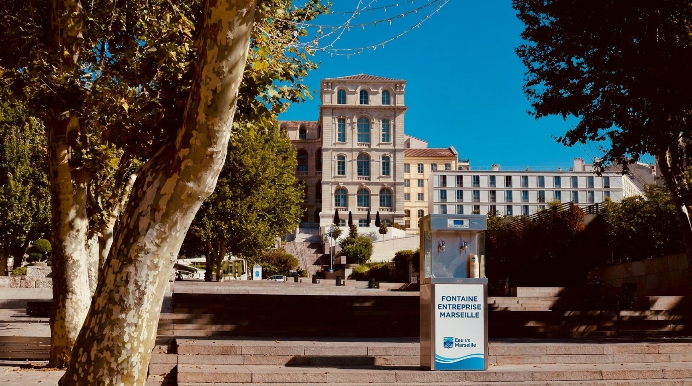 Fontaine à eau entreprise à Marseille