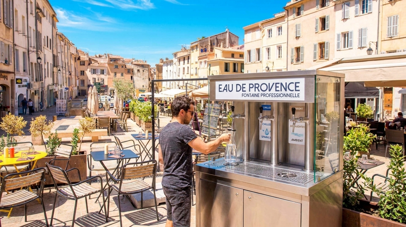 Fontaine à eau professionnelle à Aix-en-Provence
