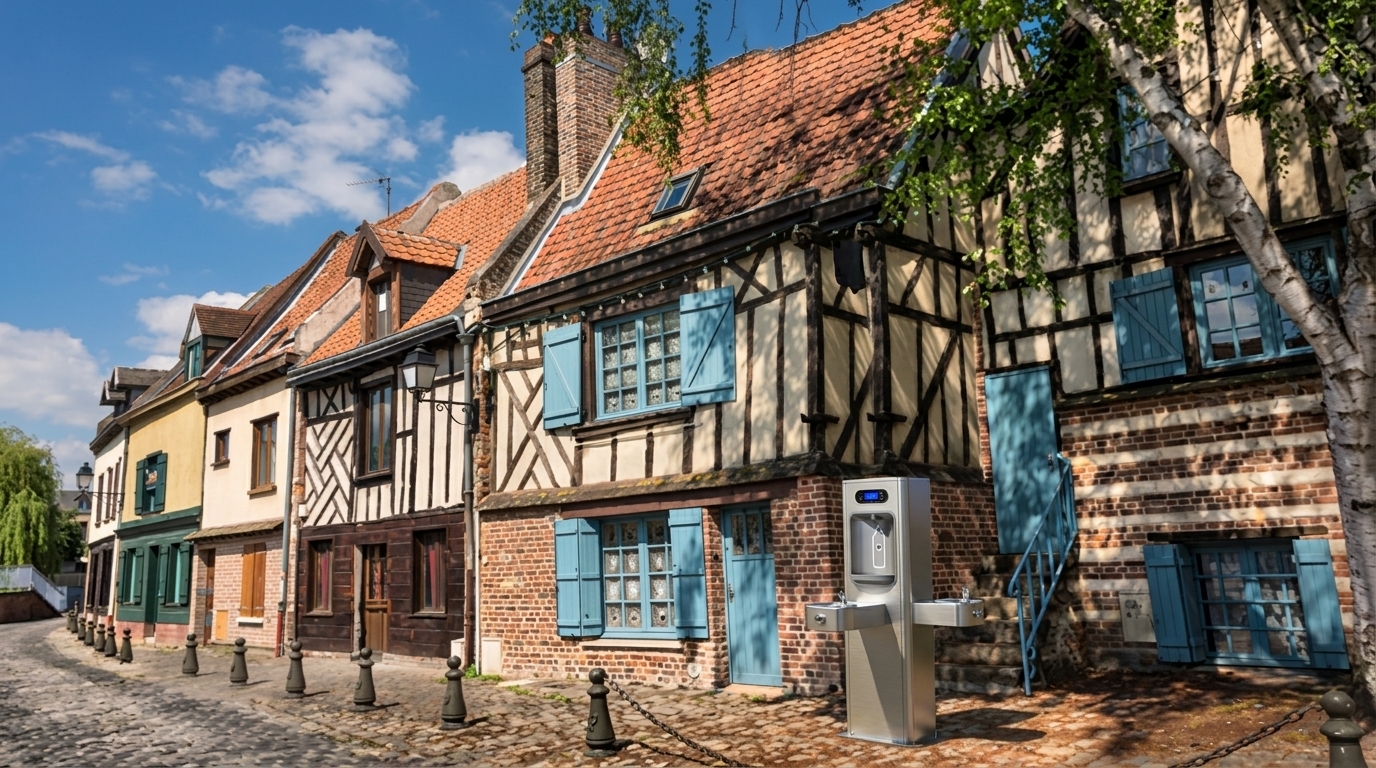 Fontaine à eau professionnelle à amiens