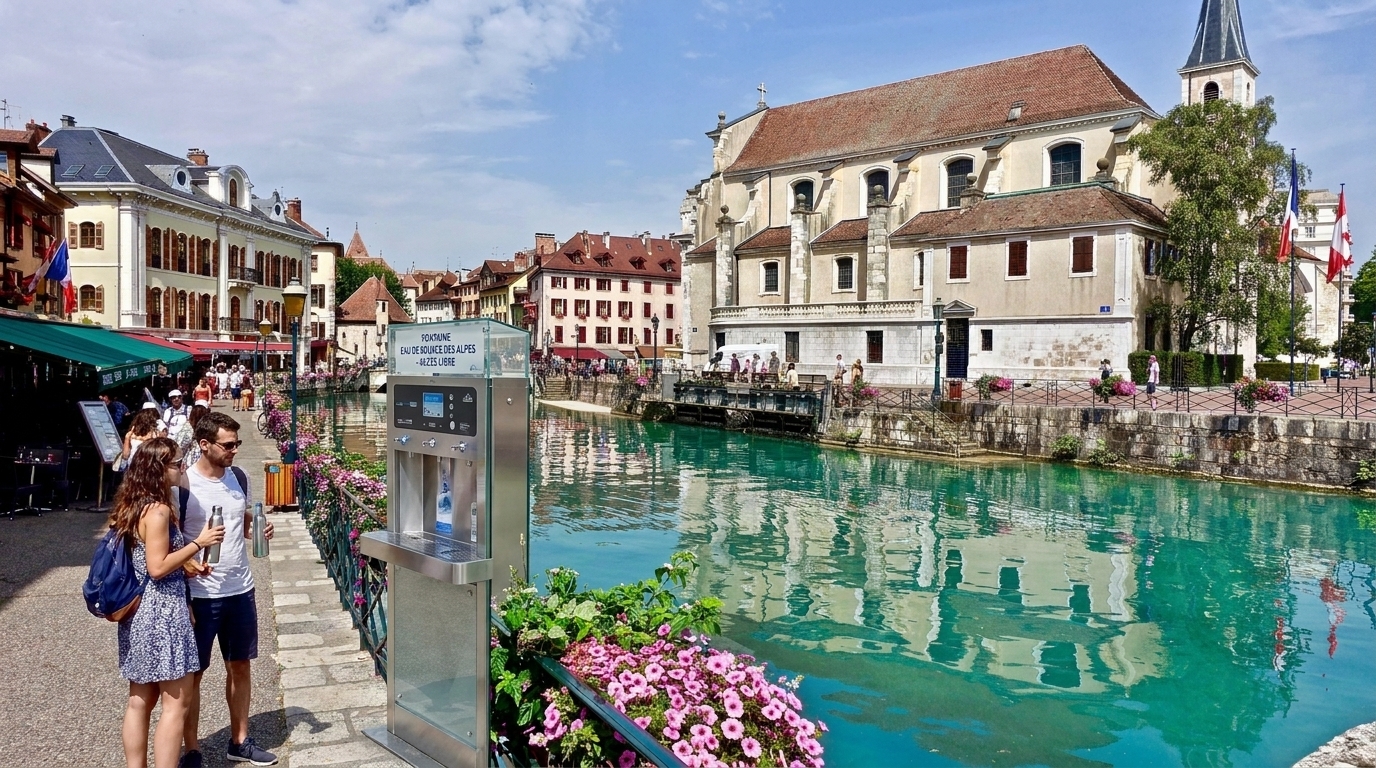 Fontaine à eau professionnelle à annecy