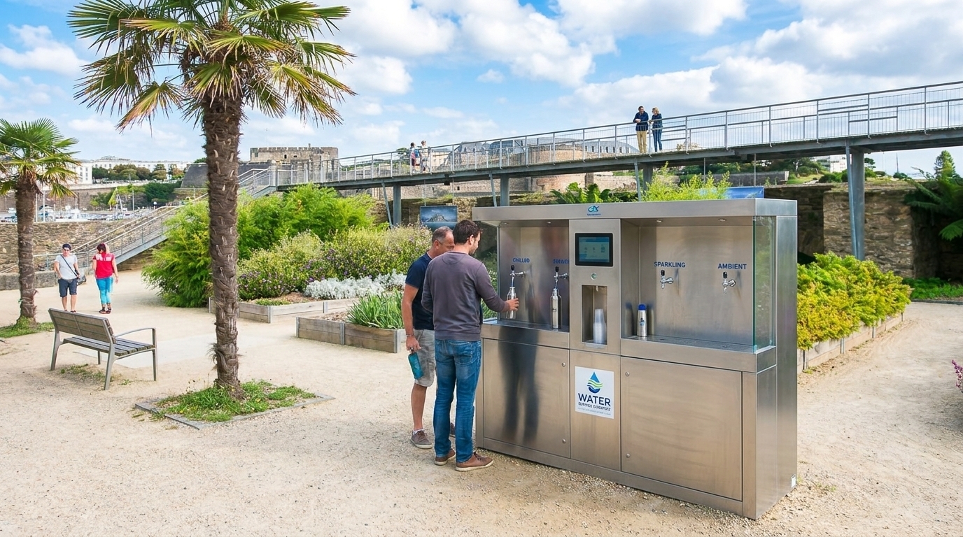 Fontaine à eau professionnelle à brest