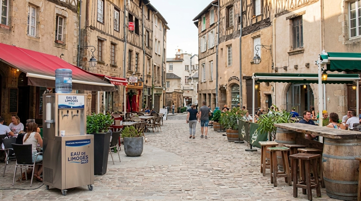 Fontaine à eau professionnelle à limoges