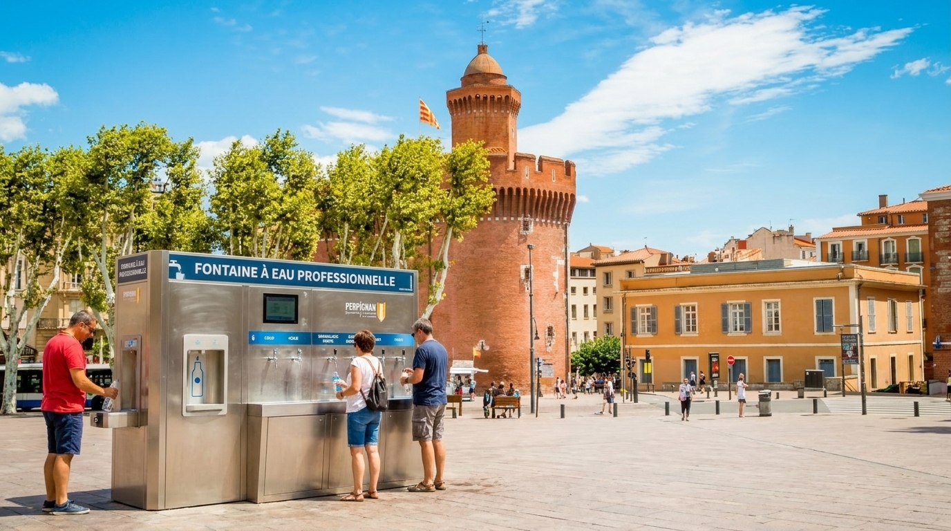 Fontaine à eau professionnelle à perpignan
