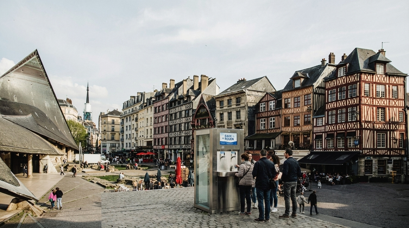Fontaine à eau professionnelle à rouen